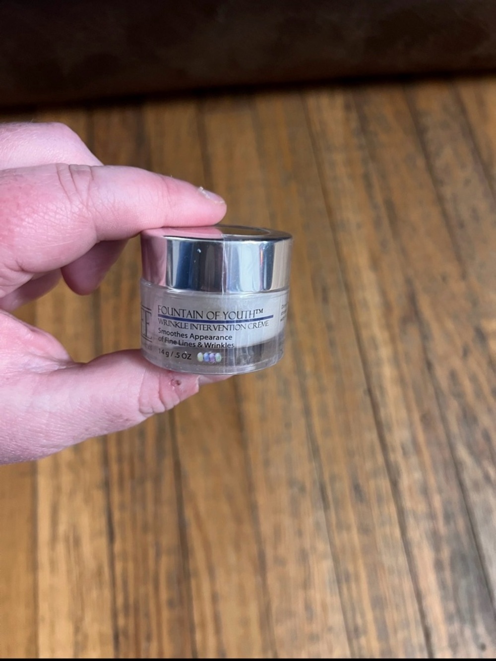 Elysee .5 oz Wrinkle Intervention Crème in Silver - Anti-Aging Eye Treatment new
